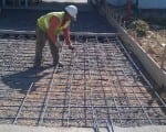 Rebar Installation - Commercial Concrete Slab